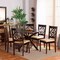 Baxton Studio Sadie Modern and Contemporary Sand Fabric and Dark Brown Finished Wood 7-Piece Dining Set 174-10535-10894-Zoro - alternate 3